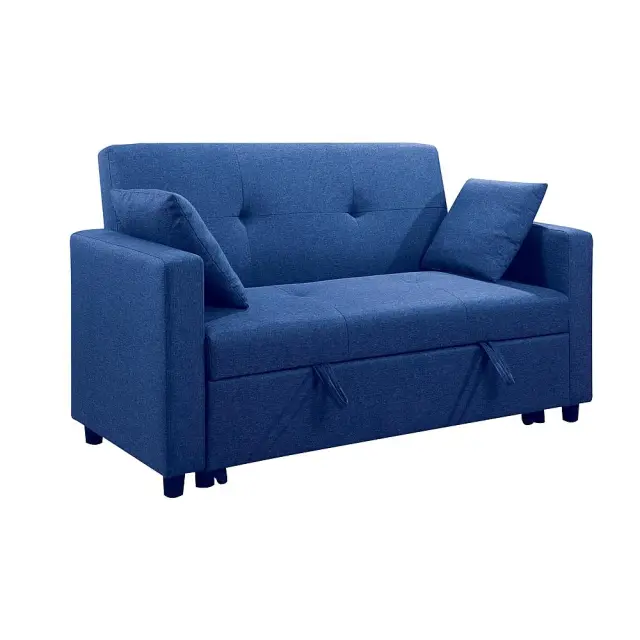 Καναπές Κρεβάτι IMOLA Μπλε Ύφασμα 154x100x93cm