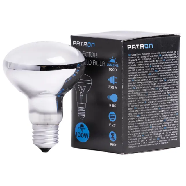 Reflector Bulb E27 100W R80 230V FR