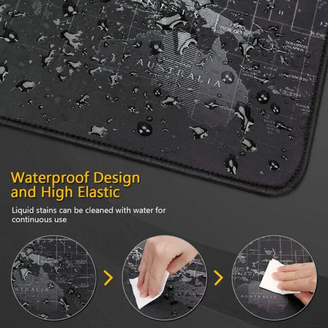 Anti-slip natural rubber gaming mouse pad XXL 90x30cm 3
