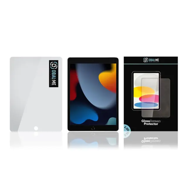 OBAL:ME 2.5D Glass Screen Protector for Apple iPad 10.2 2019/2020/2021 Clear 3