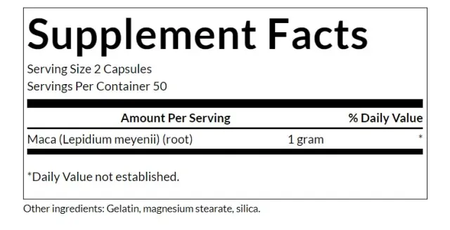Swanson Full Spectrum Maca 500 mg 2