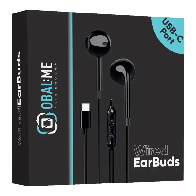 OBAL:ME Wired Earphones USB-C Black 3