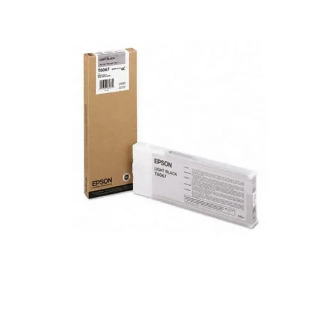 Epson T6067 Γνήσιο Μελάνι Εκτυπωτή InkJet Ανοιχτό Μαύρο (C13T606700)