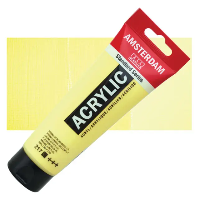 Ακρυλικό Talens Amsterdam 217 Permanent Lemon Yellow Light - 120ml