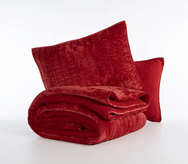 Nef-Nef Homeware Κουβερτοπάπλωμα Sweet Christmas 240x220 Red 3