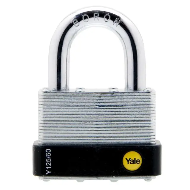 Λουκέτο Ασφαλείας 44mm Λαμινέ Zink Λαιμός Boron YALE Υ125