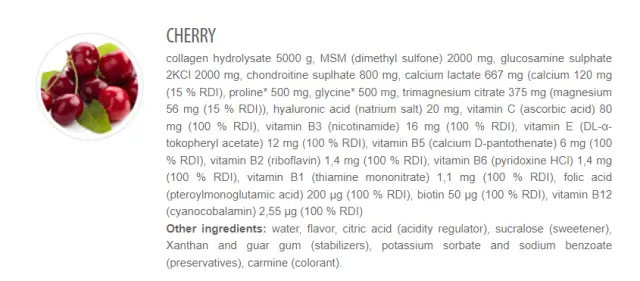 Extrifit Flexain Joint Guard cherry, 1000-ml 3