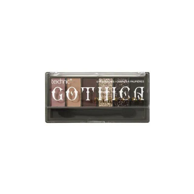 Technic Cosmetics Gothica Halloween Eyeshadow Palette Darkside – Παλέτα με 6 Σκιές Ματιών