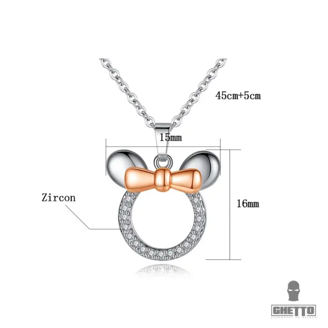 Ghetto Cute Necklace Minnie Cartoon For Women 3