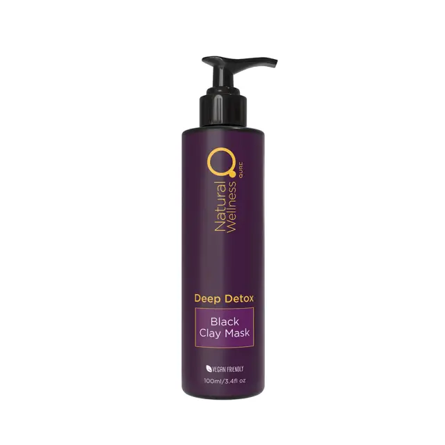 Deep Detox Black Clay Mask 100ml - Natural Wellness - Μάσκα Μαύρης Αργίλου για Βαθύ Καθαρισμό του Προσώπου