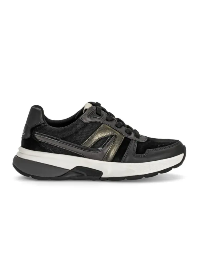 Gabor Sneakers Γυναικείο δέρμα Μαύρο GAB/56845 37-schwarz/anth 3