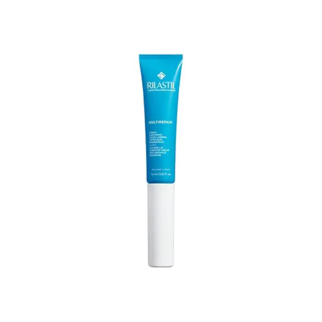 Rilastil Multirepair Eye + Lip Contour Cream Αντιρυτιδική Κρέμα για Mάτια-Xείλη, 15ml
