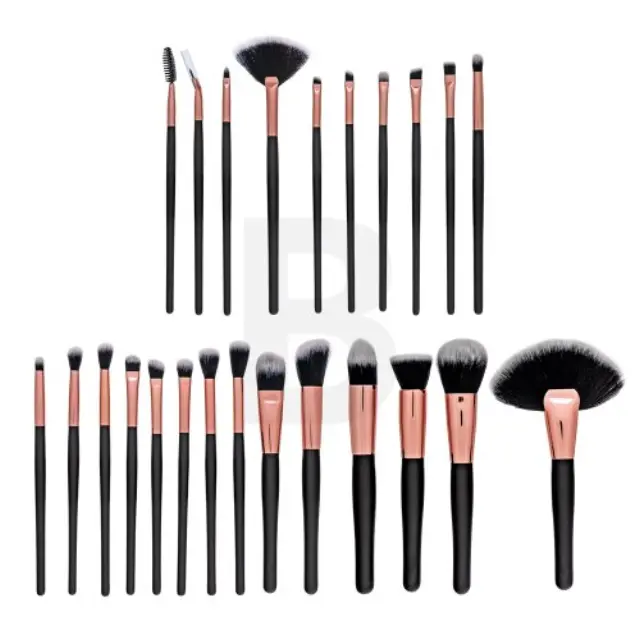 MIMO Makeup Brush Set Black Brush Set 24 Pcs