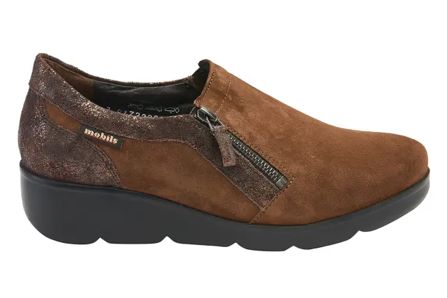 Mephisto Μοκασίνια-Loafers Γυναικείο δέρμα Nubuck Καφέ MEP/GARENCE BROWN 3