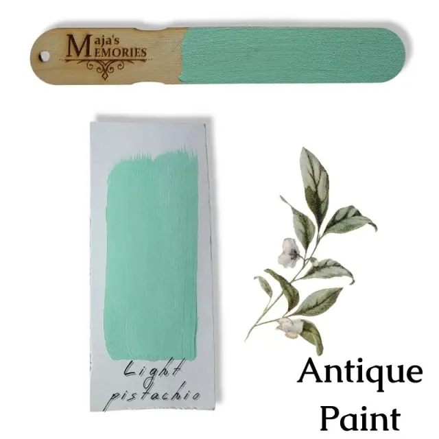 Χρώμα-εφέ πατίνας Antique Paint Maja's Memories, 150ml, Light Pistachio