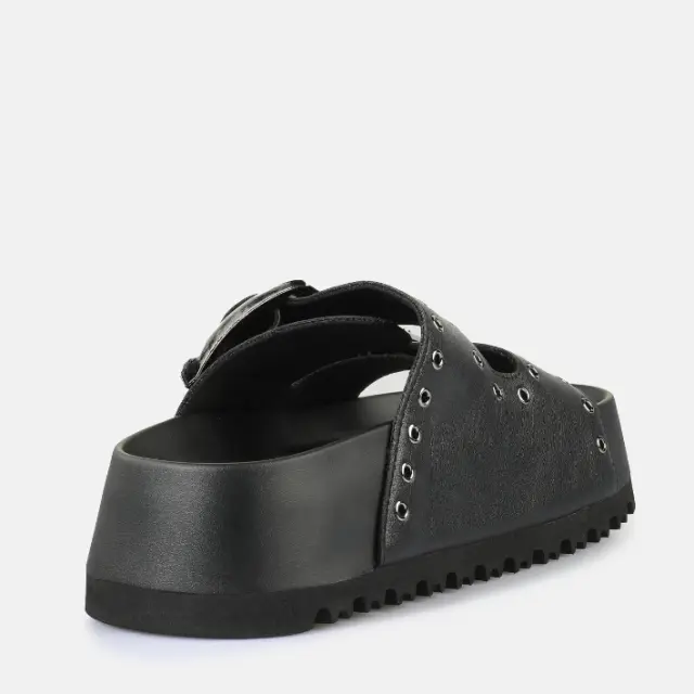 Γυναικεία Σανδάλια Flatforms Buffalo Jane Ari BN1602316-Black Μαύρο - 37 3