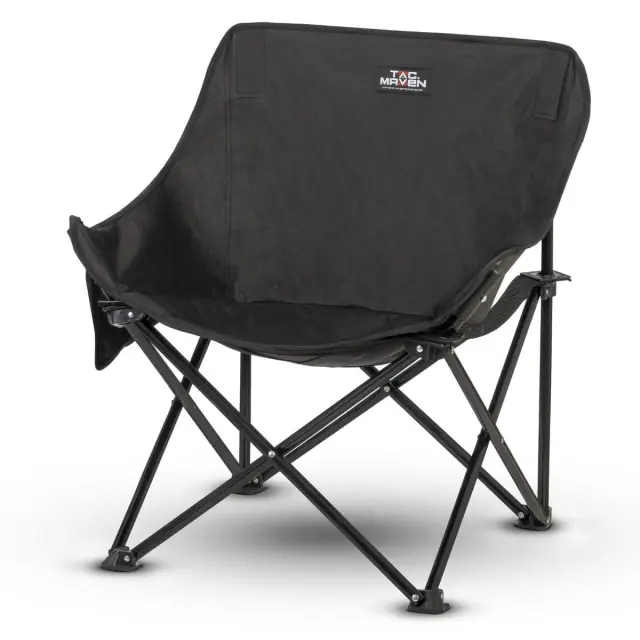 TAC MAVEN Camp Chair-Καρέκλα Κάμπινγκ - 01-Black-Μαύρο