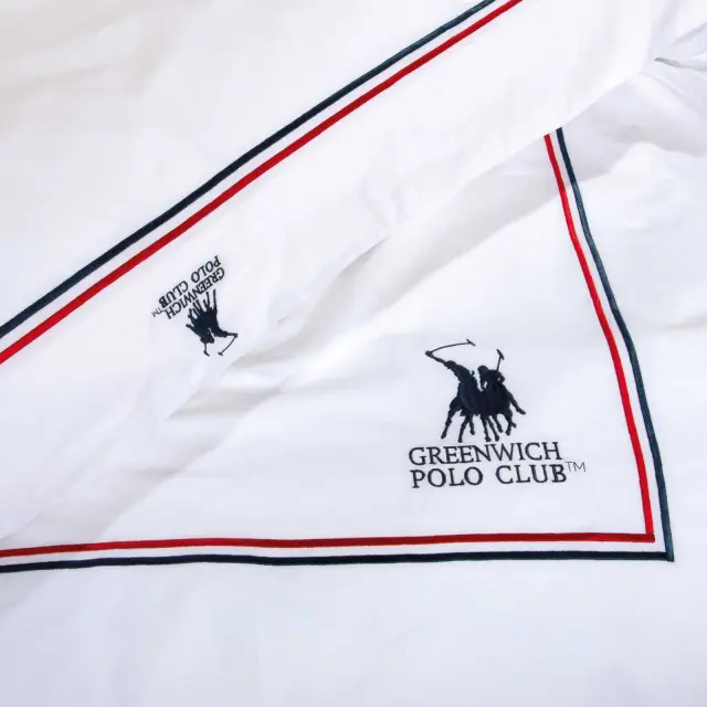 Greenwich Polo Club Σετ Σεντονια Υπερδιπλα 2173 Λευκο Λευκο 3