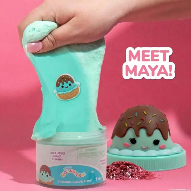 Λούτρινο Squishmallows Αρωματικό Cloud Slime Maya The Ice Cream - HG235370 3