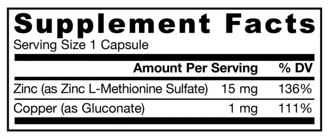 Jarrow Formulas Zinc Balance 2