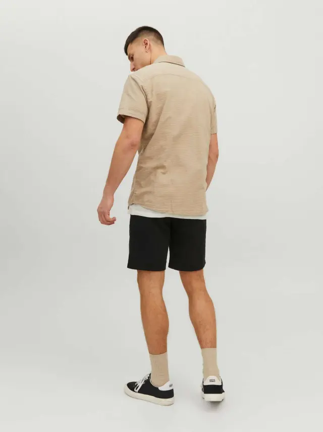 JPSTDAVE JJLINEN SHORTS Black 2