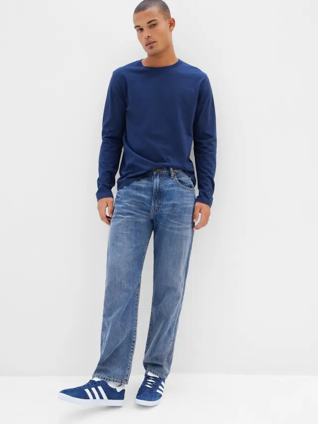 Μπλε 90s Original Straight Jean Παντελόνι με Washwell medium wash