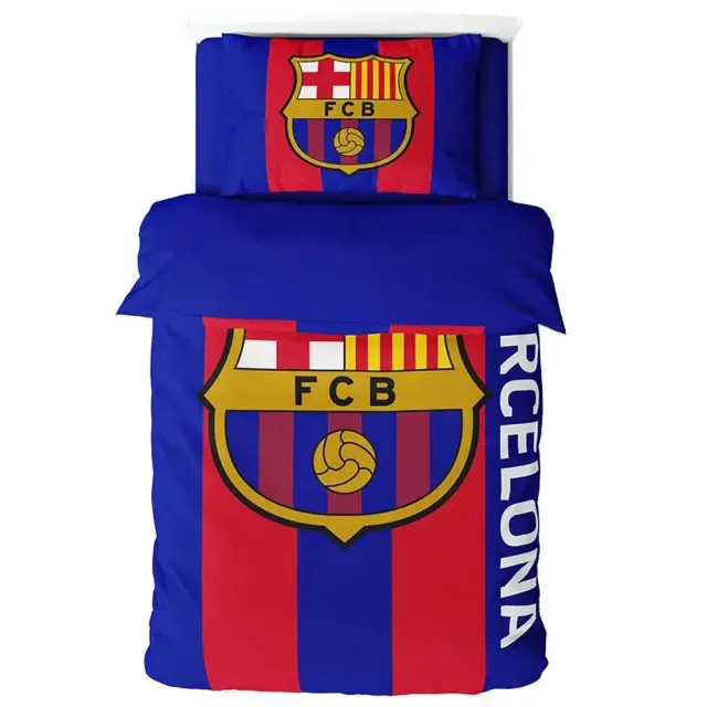Σετ παπλωματοθήκη-μαξιλαροθήκη Duvet cover "FC Barcelona 135x200cm- BG" with logo- 119122