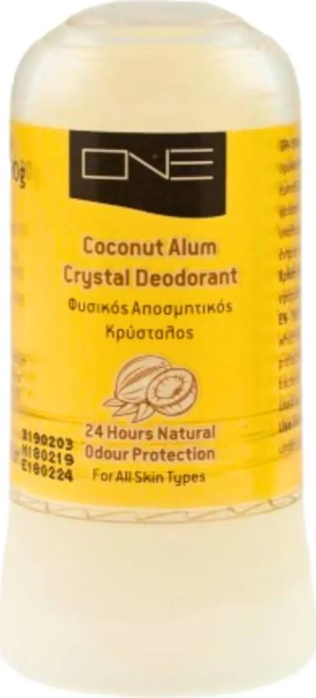 One Coconut Φυσικός Κρύσταλλος Αποσμητικό 80g