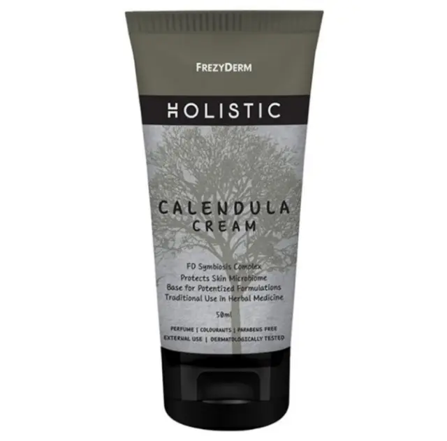 FREZYDERM Holistic Calendula Cream Κρέμα Καλέντουλας Προσώπου & Σώματος για Ενυδάτωση & Καταπραΰνση, 50ml 2