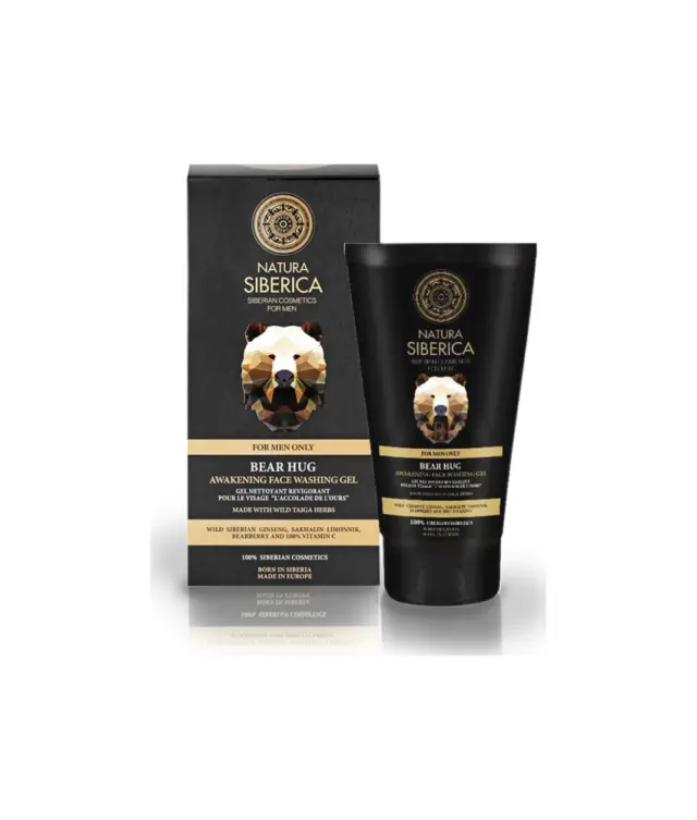 Natura Siberica Bear Hug Awakening Face Washing Gel For Men 150ml