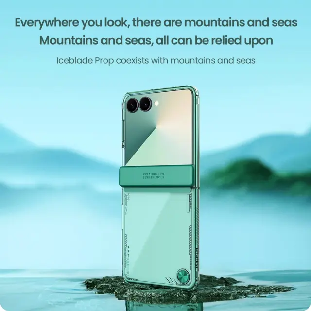 Nillkin Iceblade Cover for Samsung Galaxy Z Flip 7 Green 3