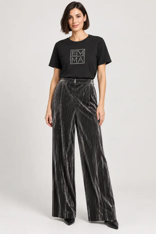 EMME BY MARELLA “EMMCRISMA” TROUSERS (26251361512 GREY) - 42-small