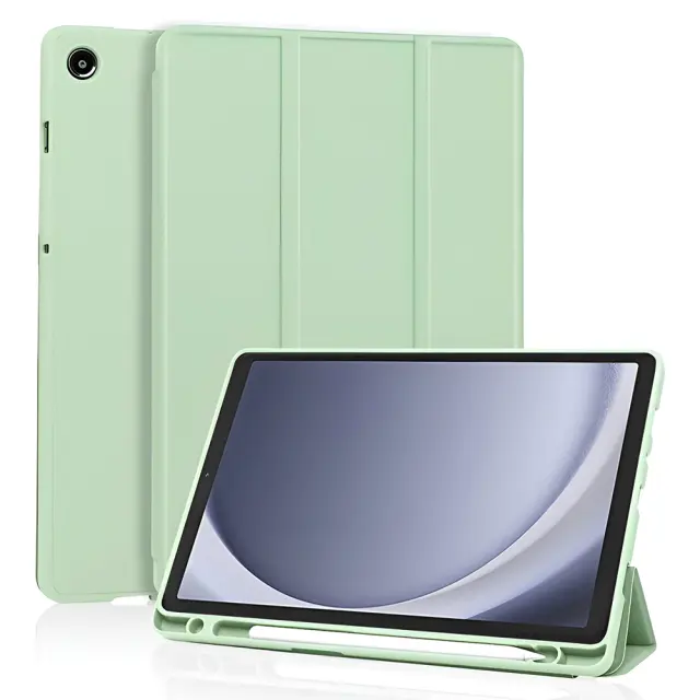 Techsuit - Flex Trifold (με Βάση για Pen) - Samsung Galaxy Tab A11 / A9 8.7 - Matcha Green