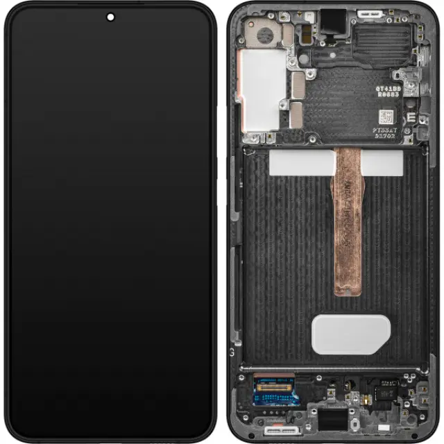 SOFT OLED DISPLAY FOR SAMSUNG S22 PLUS WITH FRAME Phantom Black