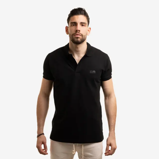 Μπλούζα Polo Noshame® Μαύρη - 112401 - XXL 3