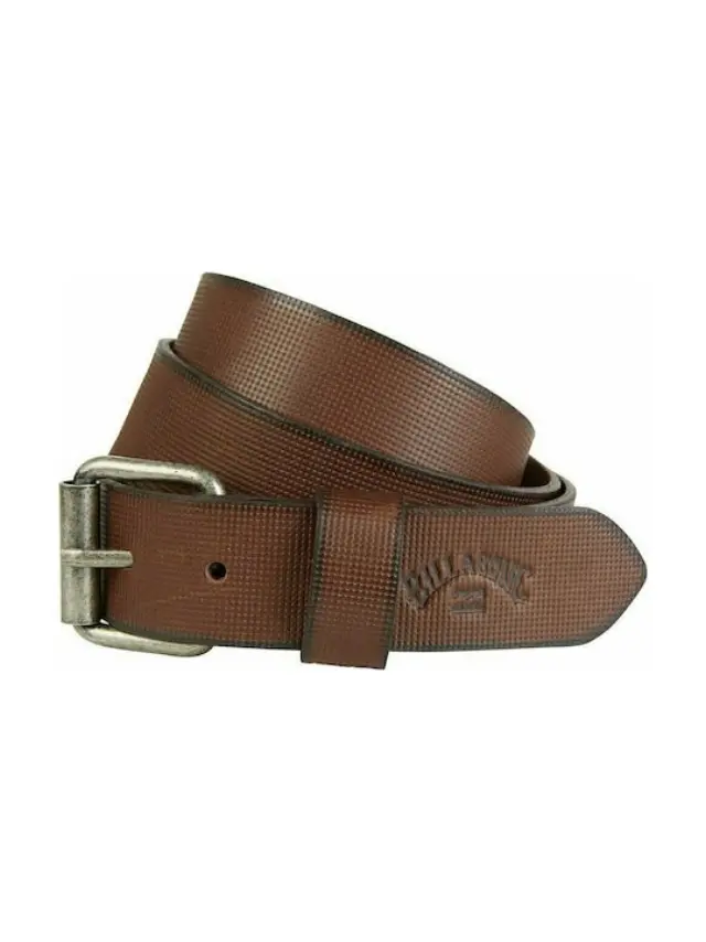 BILLABONG DAILY LEATHER BELT-ΖΩΝΗ ΑΝΔΡΙΚΗ BROWN