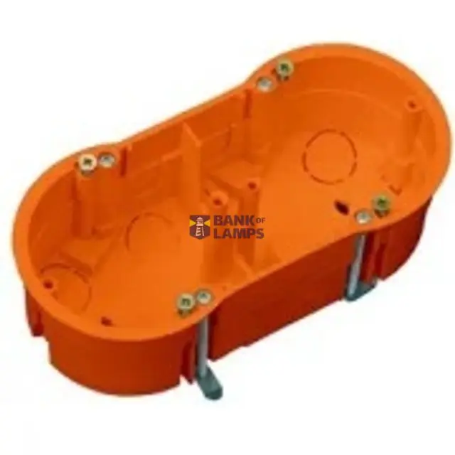 Cavity wall box 2v yellow