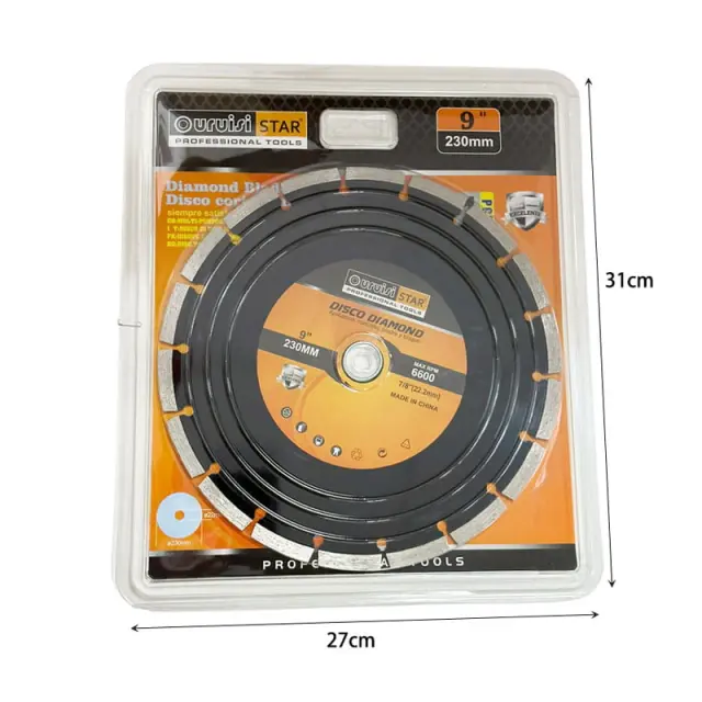 Uruisi star Δίσκος κοπής διαμαντέ 9" 230mm z694121 2