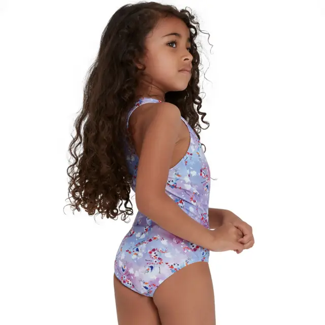 Speedo Infant Girl's Disney Frozen 2 Olaf Swimsuit Μωβ 807970D790 (Speedo) 3
