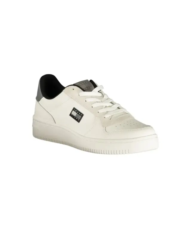 Tommy Hilfiger - Ανδρικά Sneakers Tjm Retro Basket EM0EM01681-0K6 Λευκό/Γκρι 2