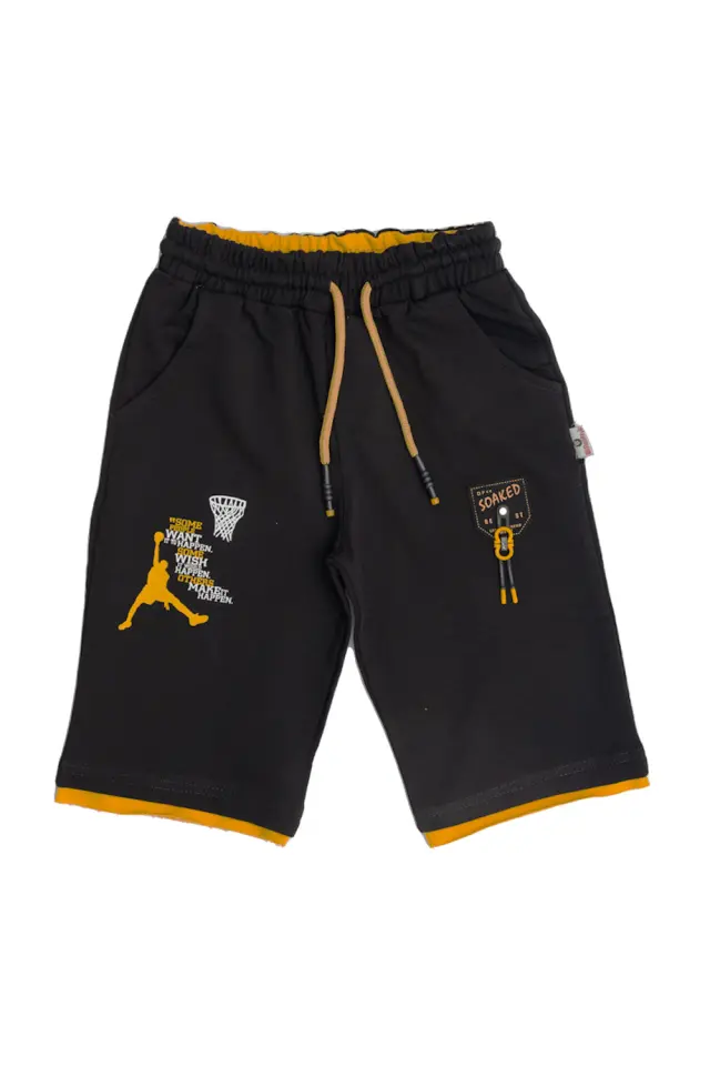 Shorts Kid Soaked Μαύρο