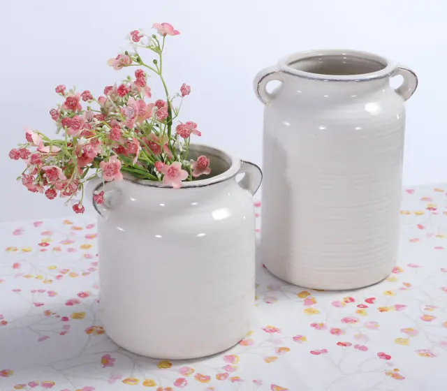 ΔΙΑΚΟΣΜΗΤΙΚΟ ΚΕΡΑΜΙΚΟ ΒΑΖΟ LORA 15.5X15.5 NEF-NEF HOMEWARE 2