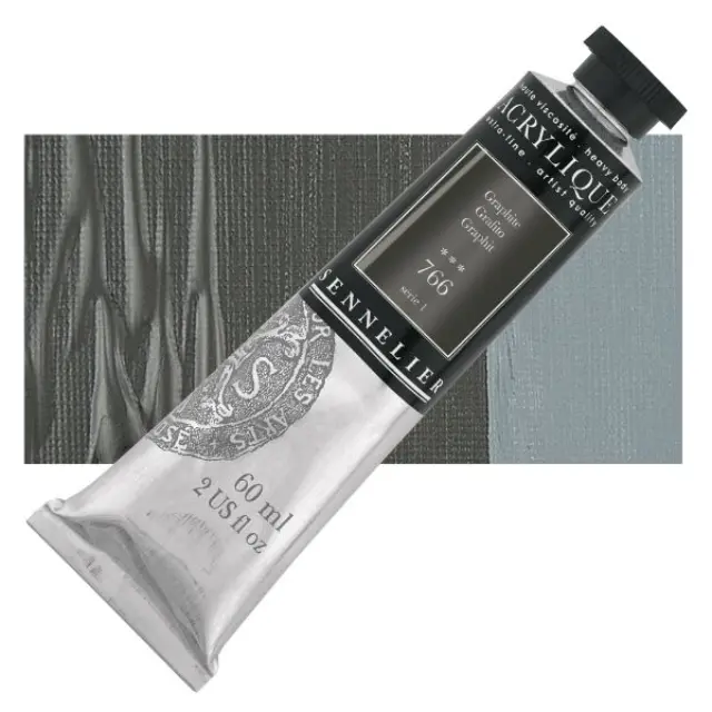 Ακρυλικό Sennelier Extra Fine - 766 Graphite S1 - 60ml