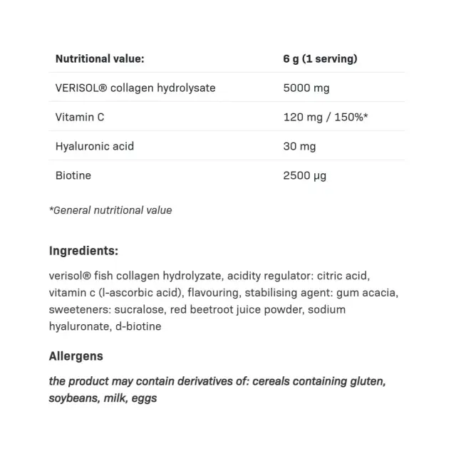 ALLNUTRITION Collarose Fish Raspberry - Wild Strawberry, 150 g 2