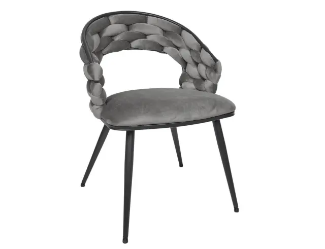 Kαρέκλα Sawyer Home Deco Factory με διαστάσεις 62x54x83cm - Grey HD0360 2
