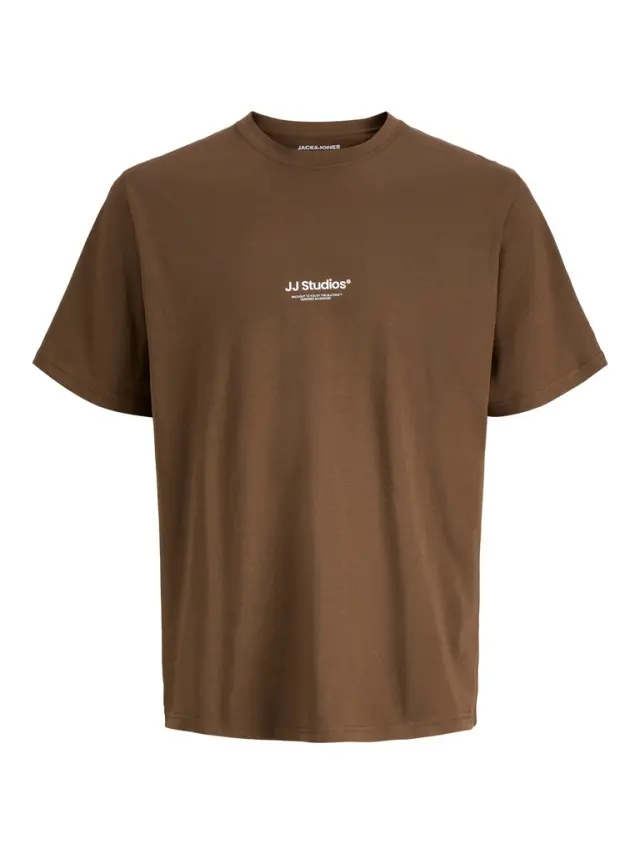 JJESOHO TEE SS CREW NECK NOOS - Cocoa