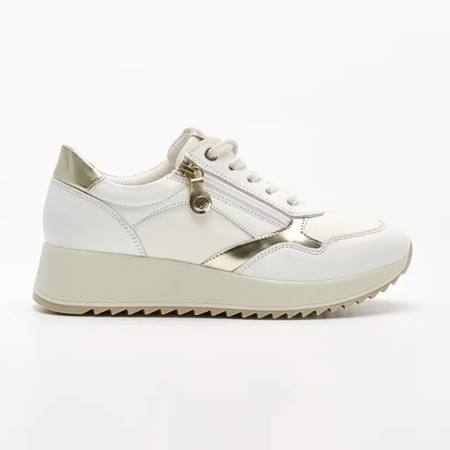 Imac Sneakers Γυναικείο δέρμα Άσπρο IMA/556940 BIANCO/NAPPA