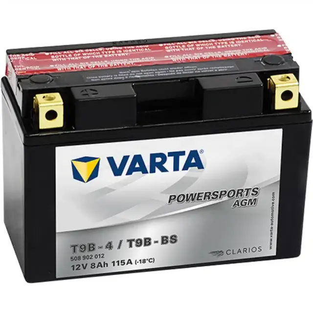 Μπαταρία Μοτοσυκλέτας VARTA T9B-BS 12V 8Ah