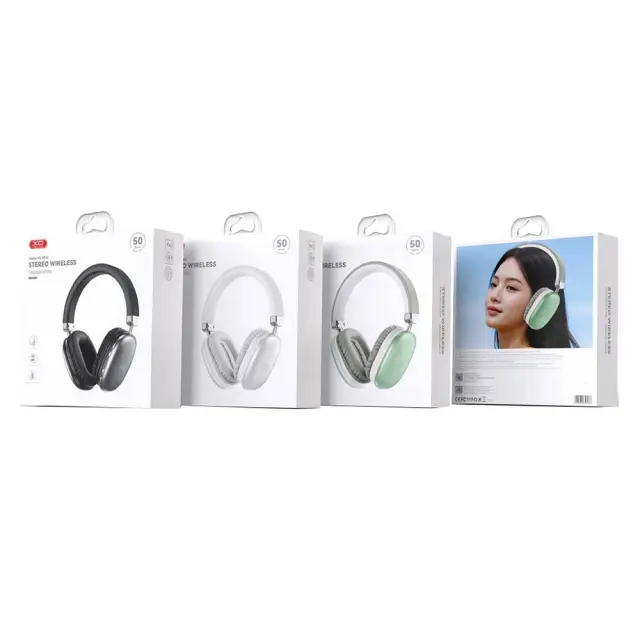 XO BE45 Stereo Wireless Headphones Black 2