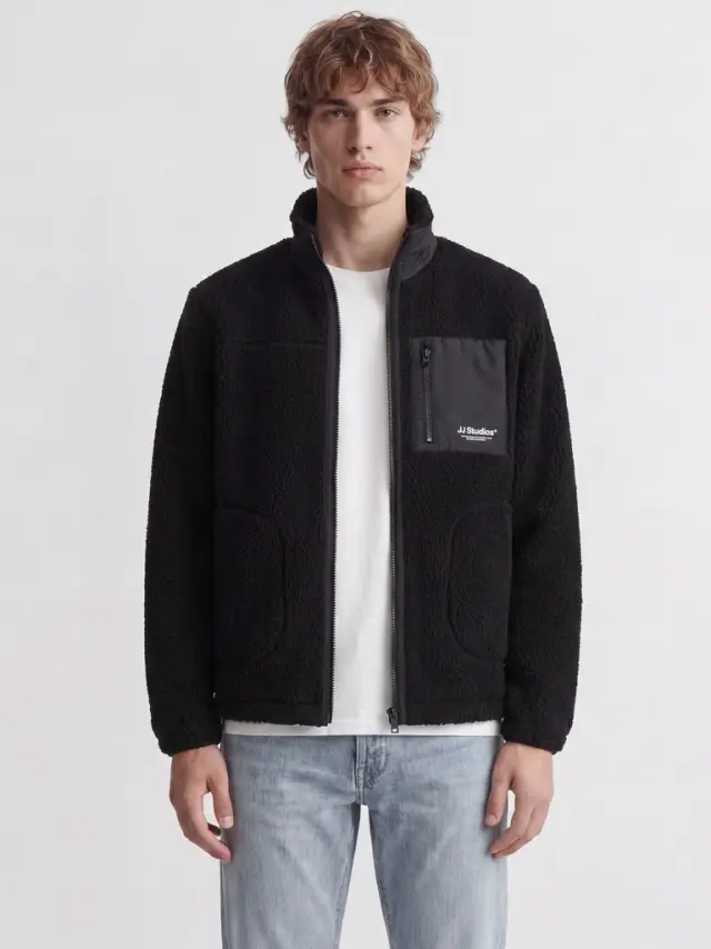 JJESOHO TEDDY JACKET AW26 NOOS - Black 2